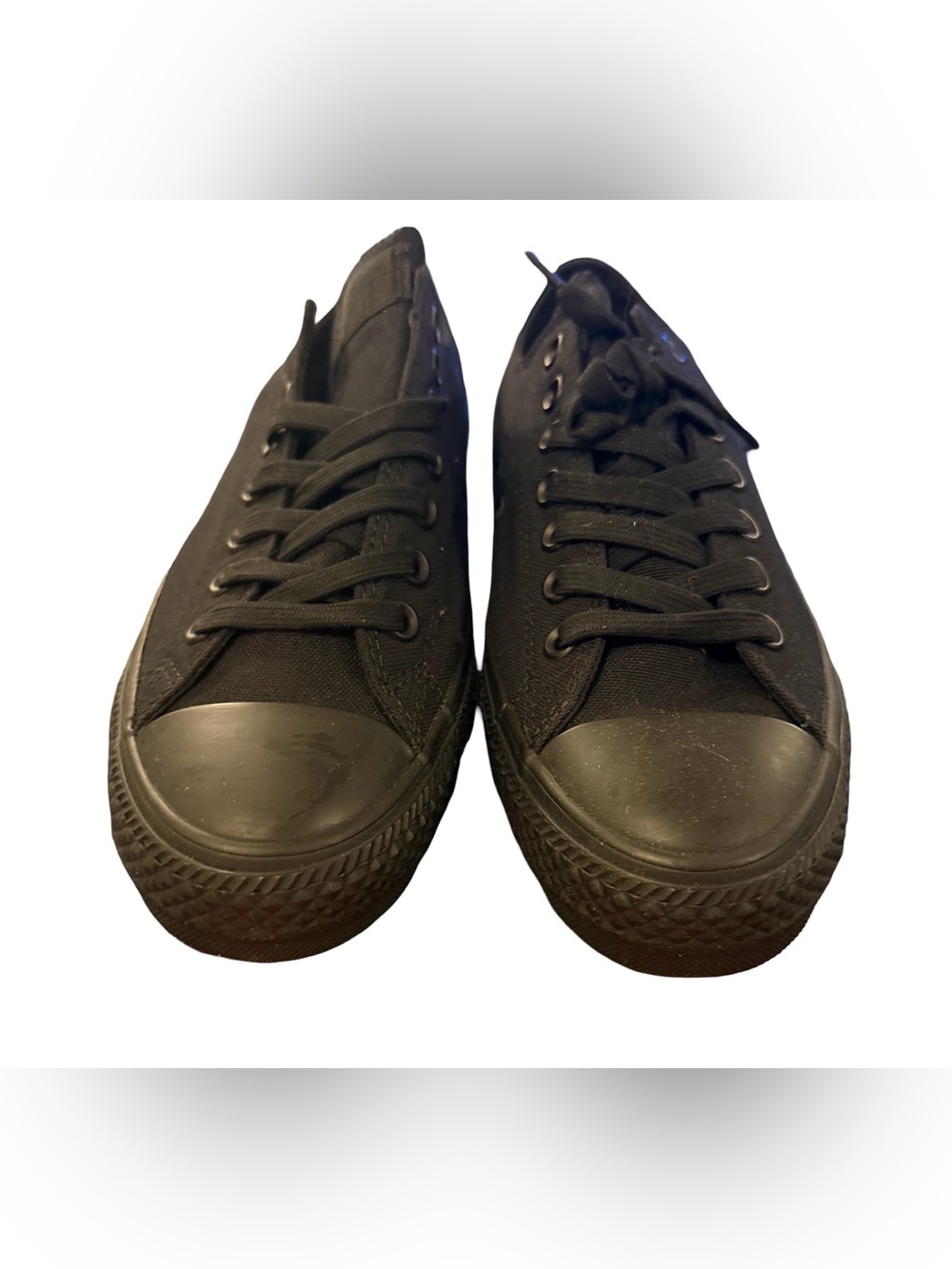 Converse Men's All-Black Low-Top Canvas Sneakers